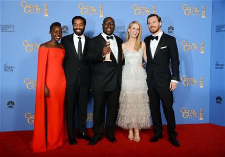 Lupita Nyong'o, Chiwetel Ejiofor, Steve McQueen, Sarah Paulson and Michael Fassbender