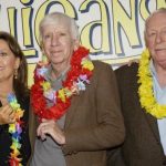 CAST MEMBERS IN "GILLIGAN'S ISLAND" POSE AT DVD LAUNCH PARTY IN MARINA DEL REY.