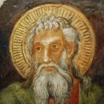 (St Andrew, by Lippo d’Andrea di Lippo (b. around 1370, d. before 1451) in a fresco in the Duomo in Florence)