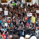 Supporters of gay marriage fill the rotunda