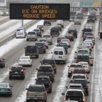 Traffic creeps along Interstate 55 in north Jackso