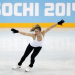 Wagner of the U.S. skates during a figure skating training sesssion in preparation for the 2014 Sochi Winter Olympics