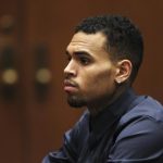 Chris Brown appears for a probation progress hearing at the Clara Shortridge Foltz Criminal Justice Center in Los Angeles