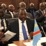 Democratic Republic of Congo's President Joseph Kabila attends a two-day meeting of SADC leaders in Pretoria