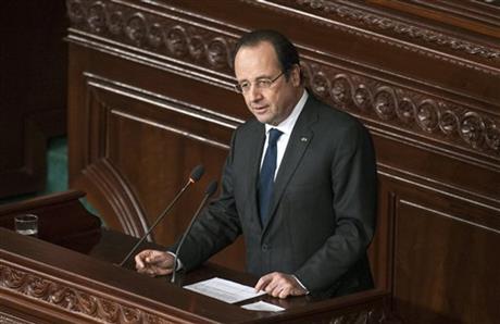 French President Francois Hollande