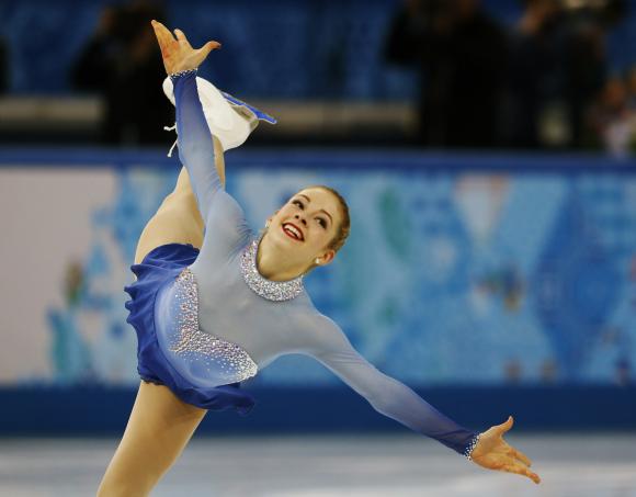 Gracie Gold of the United States competes during the Team Ladies Free Skating Program at the Sochi 2014 Winter Olympics