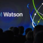 Attendees gather at IBM Watson event in lower Manhattan, New York