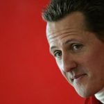 Michael Schumacher of Germany looks on during a news conference at the Mugello racetrack