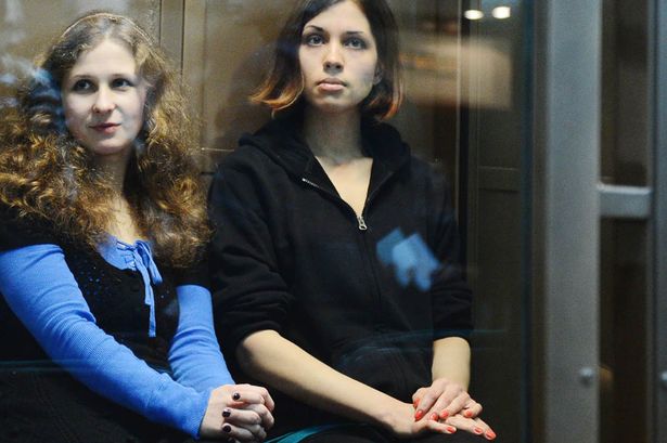 Pussy Riot - (L-R) Maria Alyokhina and Nadezhda Tolokonnikova - Getty