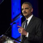 United States Attorney General Eric Holder speaks during the Human Rights Campaign's 13th annual Greater New York Gala