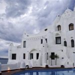 a partial view of Casapueblo taken in Punta Ballena