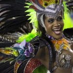Brazil, A performer from the Mocidade samba school
