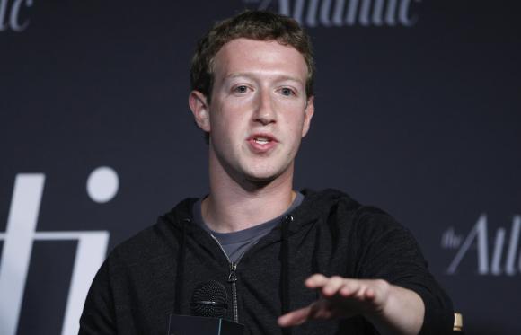 Zuckerberg delivers remarks in an onstage interview for the Atlantic Magazine in Washington