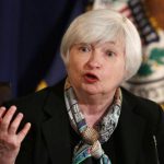Federal Reserve Chair Janet Yellen talks at a news conference in Washington
