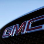 File photo of a General Motors logo on a vehicle for sale at the GM dealership in Carlsbad