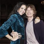 Mick Jagger, right, with designer L’Wren Scott
