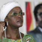 Zimbabwe President Robert Mugabe's wife Grace Mugabe attends a meeting of ZANU-PF party in Mutare east of the capital Harare