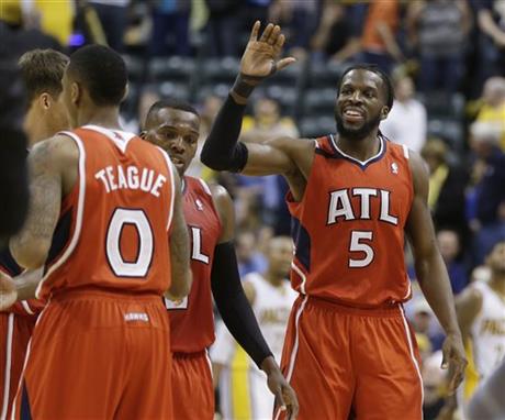 Atlanta Hawks' DeMarre Carroll (5)