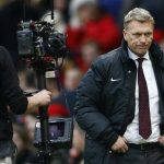 File photo of Manchester United's manager Moyes reacting after losing to Newcastle United in their English Premier League soccer match in Manchester
