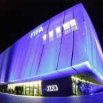 A general view shows FIFA headquarters in Zurich