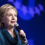 Hillary Clinton deflects questions from audience about running for President in 2016 during closing plenary session on second day of the 2014 Meeting of Clinton Global Initiative University at Arizona State University in Tempe