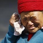 Mother of Nepalese mountaineer Ang Kaji Sherpa