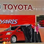 File photo of Toyota's 2007 Yaris S Sedan making its global debut at the Los Angeles Auto Show in California
