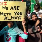 supporters of a Pakistani religious group