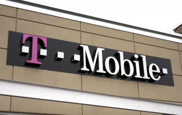 A T-Mobile store sign is seen in Broomfield, Colorado
