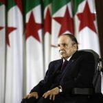 President Abdelaziz Bouteflika looks on during a swearing-in ceremony in Algiers