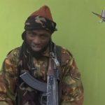 Boko Haram leader Abubakar Shekau speaks at an unknown location in this still image taken from an undated video released by Boko Haram