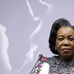 Central African Republic's interim President Samba-Panza holds a news conference during an EU-Africa summit in Brussels