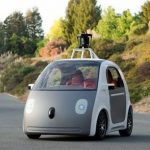 Google shows a very early version of Google's prototype self-driving car