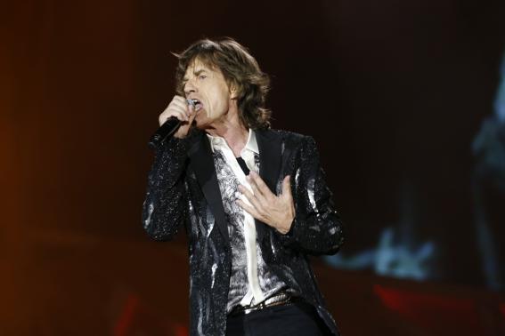 Mick Jagger and the Rolling Stones perform during a concert at the Telenor Arena, in Fornebu, Baerum