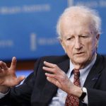 Becker, Professor of Economics and Sociology, University of Chicago, speaks at the panel "Marketplace of Ideas" during The Milken Institute Global Conference in Beverly Hills