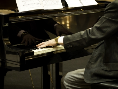 Pianist Playing The Piano
