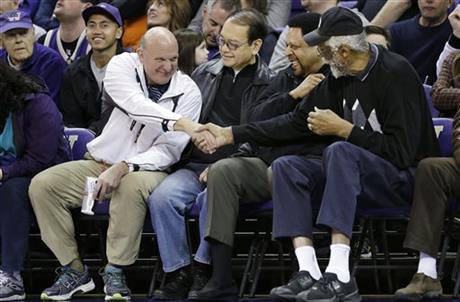 Steve Ballmer, left