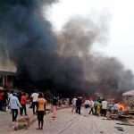 bomb blast at a bus terminal in Jos, Nigeria