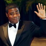 Comedian Tracy Morgan from the television series "30 Rock" arrives at the White House Correspondents' Association dinner in Washington