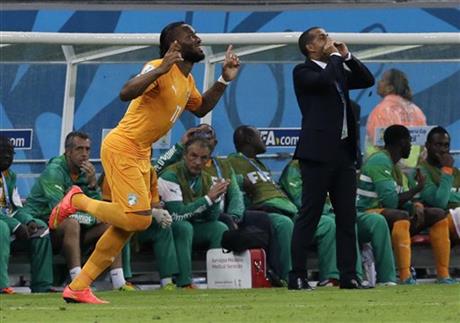 Ivory Coast's Didier Drogba