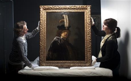the self-portrait of Rembrandt