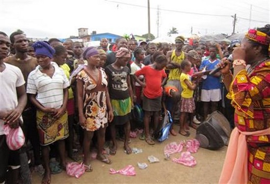 Ebola advocacy group Crusaders for Peace, spokesperson Juli Endee