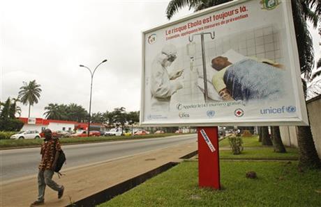 Ebola awareness campaign poster