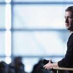 Zuckerberg sits for audience questions in an onstage interview for the Atlantic Magazine in Washington