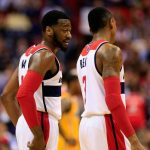 John Wall, left, and Bradley Beal