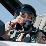 Mariam al-Mansouri, the first Emirati female fighter jet