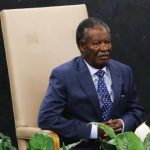 Zambia's President Sata waits to address the 68th session of the United Nations General Assembly in New York