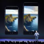 Phil Schiller speaks during an Apple event at the Flint Center in Cupertino