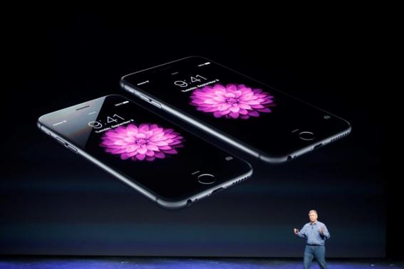 Phil Schiller speaks during an Apple event at the Flint Center in Cupertino