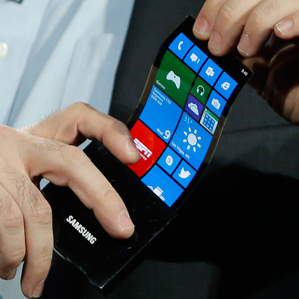 Samsung showed off flexible display prototypes in 2013